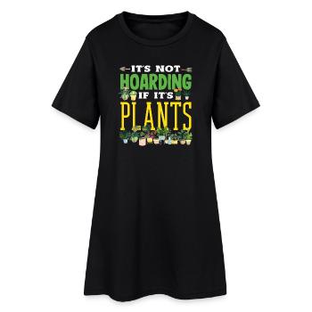 Cadeaux pour les jardins et les amoureux des plantes - Robe T-shirt Femme - noir - Devant
