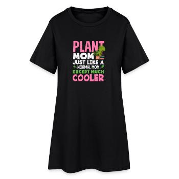 Garten- Und Pflanzenliebhaber Geschenke - Frauen T-Shirt-Kleid - Schwarz - Vorne