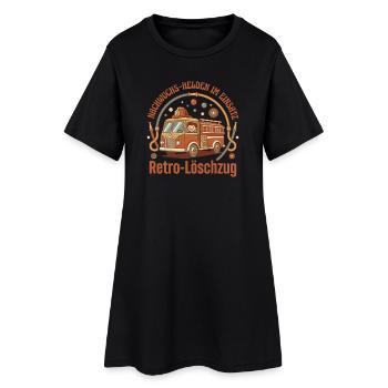 Retro Fire Brigade Offspring - Women’s T-Shirt Dress - black - Front