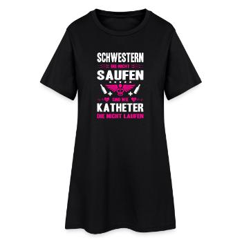 Nurse Gifts Nursing Funny Nurse - Women’s T-Shirt Dress - black - Front
