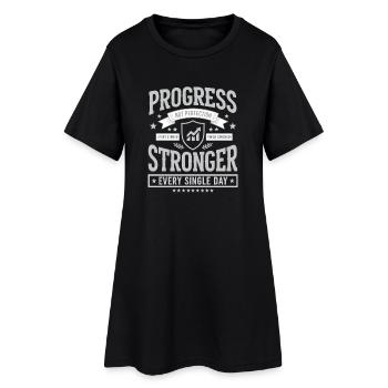 Fitness Workout Fitness Fan Fitness Fanatic - Women’s T-Shirt Dress - black - Front
