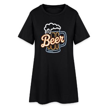 Beer - Cool Beer Logo - Robe T-shirt Femme - noir - Devant