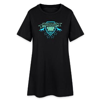 Cheval 2005 - Robe T-shirt Femme - noir - Devant