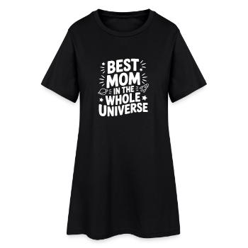 Meilleure maman du monde entier - Robe T-shirt Femme - noir - Devant