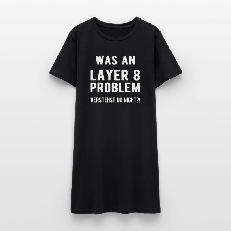 Informatik Admin Entwickler Informatiker Coder Frauen T-Shirt-Kleid