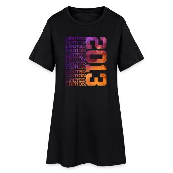13 ANS ÉDITION LIMITÉE 2013 13E ANNIVERSAIRE - Robe T-shirt Femme - noir - Devant