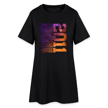 15 ANS ÉDITION LIMITÉE 2011 15E ANNIVERSAIRE - Robe T-shirt Femme - noir - Devant