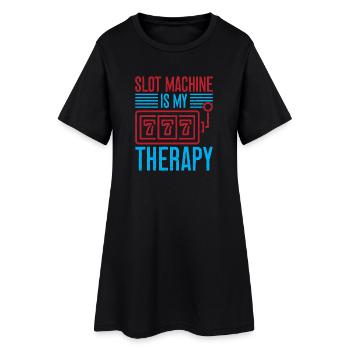 La machine à sous Gambling Fan est mon casino thérapeutique - Robe T-shirt Femme - noir - Devant