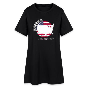 Los Angeles - Robe T-shirt Femme - noir - Devant