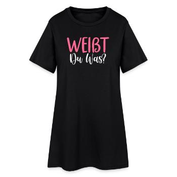 Tu sais quoi, grande sœur, frère ou sœur - Robe T-shirt Femme - noir - Devant