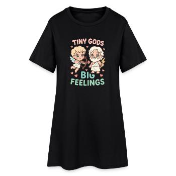 Ancient Love Mythology Romance Vintage - Women’s T-Shirt Dress - black - Front
