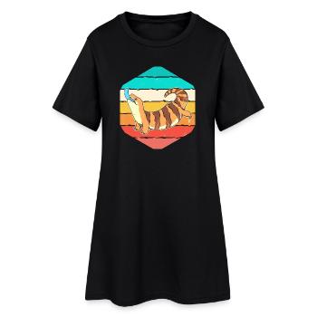 Lizard - Women’s T-Shirt Dress - black - Front