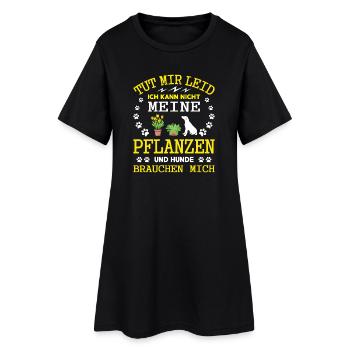 Gärtner Spruch Gärtnerei Hobbygärtner Kleingärtner - Frauen T-Shirt-Kleid - Schwarz - Vorne