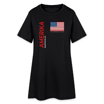 Nashville - Robe T-shirt Femme - noir - Devant