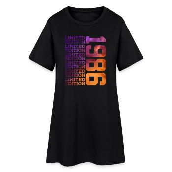 40 YEARS LIMITED EDITION 1986 40TH BIRTHDAY - Women’s T-Shirt Dress - black - Front