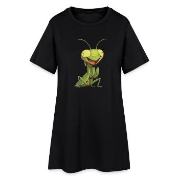 Mantes religieuses Mantes religieuses - Robe T-shirt Femme - noir - Devant