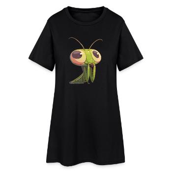 Mantes religieuses Mantes religieuses - Robe T-shirt Femme - noir - Devant
