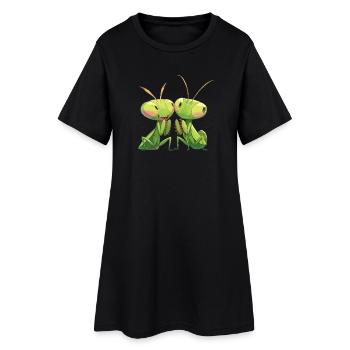 Mantes religieuses Mantes religieuses - Robe T-shirt Femme - noir - Devant
