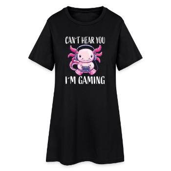 Monstre casque Kawaii pour le jeu - Robe T-shirt Femme - noir - Devant