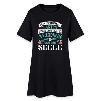 Gartenbau Gärtner Garten Gartenarbeit Sprüche - Frauen T-Shirt-Kleid - Schwarz - Vorne