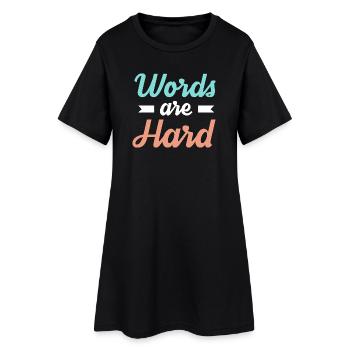 Orthophoniste Orthophoniste - Robe T-shirt Femme - noir - Devant