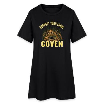 Witch Gift Idea Witch Coven Witch Sister Witch - Women’s T-Shirt Dress - black - Front