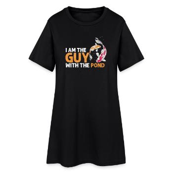 Je suis le gars avec le loisir amateur de carpes koi de l’étang - Robe T-shirt Femme - noir - Devant