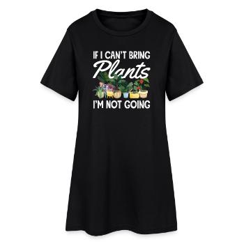 Cadeaux pour les jardins et les amoureux des plantes - Robe T-shirt Femme - noir - Devant