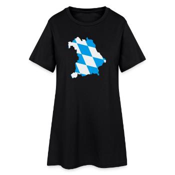 État fédéral de Bavière - Robe T-shirt Femme - noir - Devant