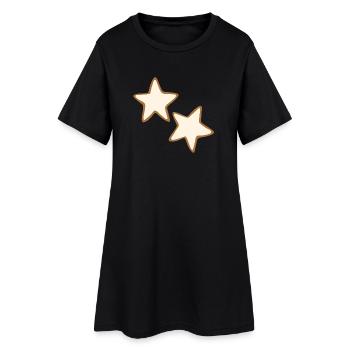 Biscuits Cinnamon Star - Robe T-shirt Femme - noir - Devant