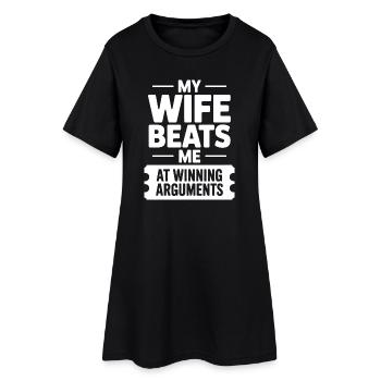 Witty Rivalry: Winning Arguments - Robe T-shirt Femme - noir - Devant