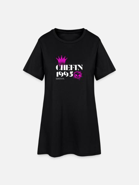 Édition Chefin 1995 30e anniversaire Déclaration - Robe T-shirt Femme - noir