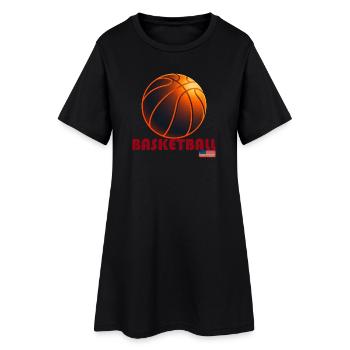 Orange Basketball America - Women’s T-Shirt Dress - black - Front