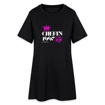 Édition Chefin 1997 Power Woman 28 ans - Robe T-shirt Femme - noir - Devant