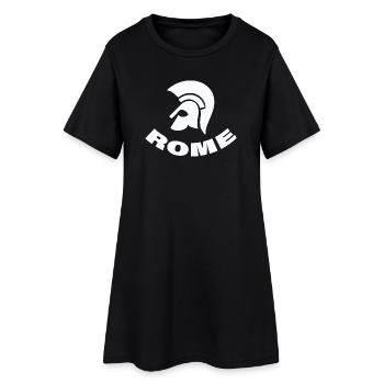 Rome - Robe T-shirt Femme - noir - Devant