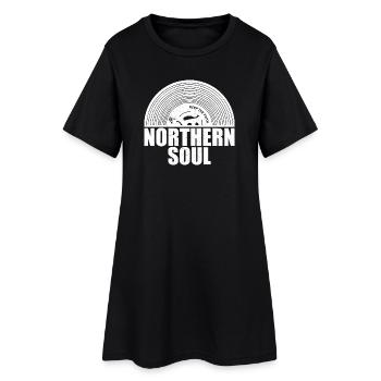 Northern Soul - Keep The Faith - Vinyl 45RPM - Women’s T-Shirt Dress - black - Front