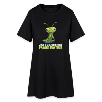 Mantes religieuses Mantes religieuses - Robe T-shirt Femme - noir - Devant