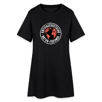 Anti-Fascist Nature Friends - Against the Right - Women’s T-Shirt Dress - black - Front