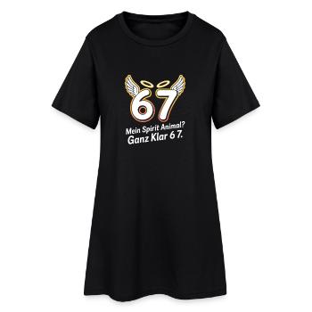 Mon animal spirituel clairement 67 - Robe T-shirt Femme - noir - Devant