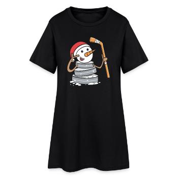 Hockey sur glace Para Handicap - Robe T-shirt Femme - noir - Devant