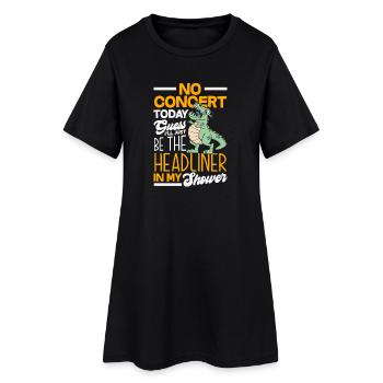 Pas de concert aujourd’hui, musique triste - Robe T-shirt Femme - noir - Devant