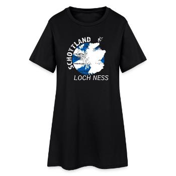 Loch Ness - Robe T-shirt Femme - noir - Devant