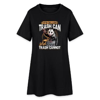 Drôle d’opossum - Robe T-shirt Femme - noir - Devant