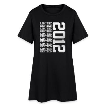 ÉDITION LIMITÉE 2012 14 ANS 14E ANNIVERSAIRE - Robe T-shirt Femme - noir - Devant
