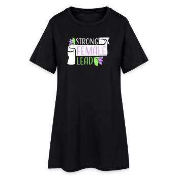 Femmes fortes dirigées par le féminisme Autonomisation des femmes - Robe T-shirt Femme - noir - Devant