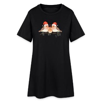 ROUGE_GORGE_2025 - Robe T-shirt Femme - noir - Devant