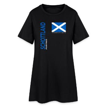 portree - Robe T-shirt Femme - noir - Devant