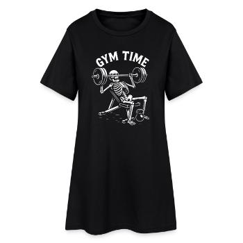 Gym Time Skeleton Lifter - Robe T-shirt Femme - noir - Devant