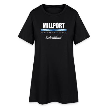 Millport - Robe T-shirt Femme - noir - Devant