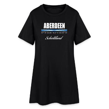Aberdeen - Robe T-shirt Femme - noir - Devant